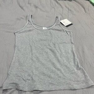 Gray senita tank top